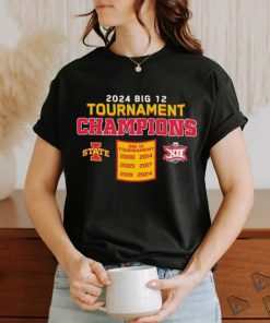 Iowa State Cyclones 2024 Big 12 Tournament Champions shirt