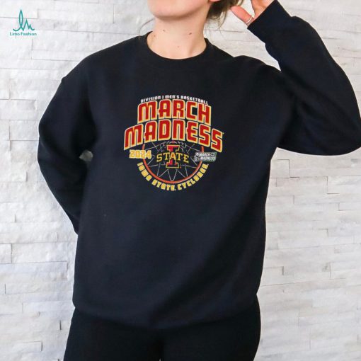 Iowa State Cyclones 2024 NCAA March Madness Bound Division I men’s basketball shirt