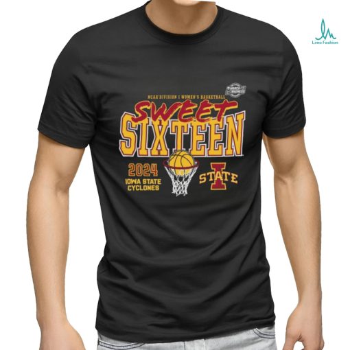 Iowa State Cyclones 2024 NCAA Women’s Basketball Tournament March Madness Sweet 16 Fast Break T Shirt