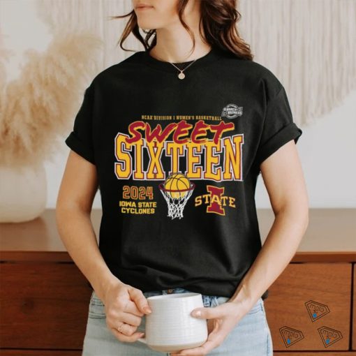 Iowa State Cyclones 2024 NCAA Women’s Basketball Tournament March Madness Sweet 16 Fast Break T Shirt