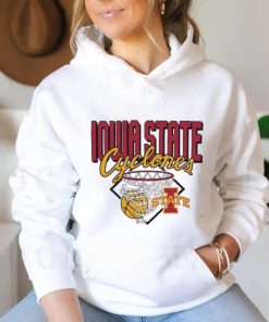 Iowa State Cyclones Basketball In Hoop vector shirt