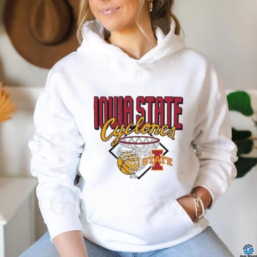 Iowa State Cyclones Basketball In Hoop vector shirt