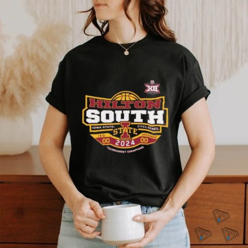 Iowa State Cyclones Hilton South Isu Opponent 00 2024 Tournament Champions Shirt