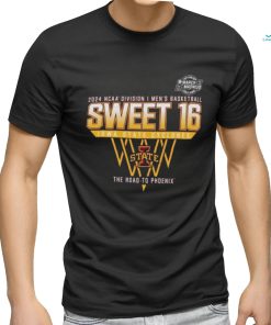 Iowa State Cyclones Sweet 16 DI Men’s Basketball 2024 The Road To Phoenix Shirt