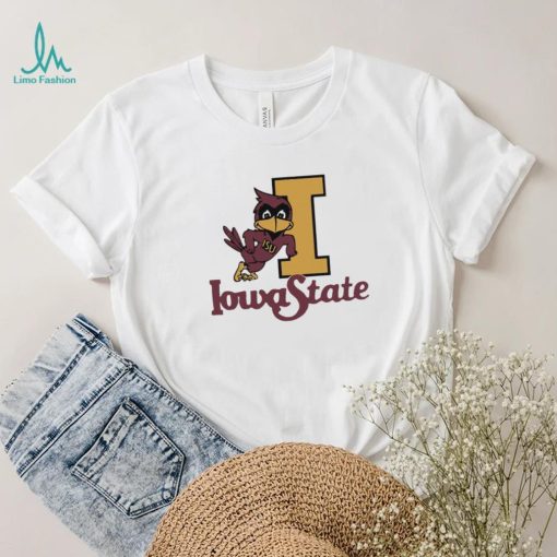 Iowa State sport Cy the Cardinal mascot logo shirt