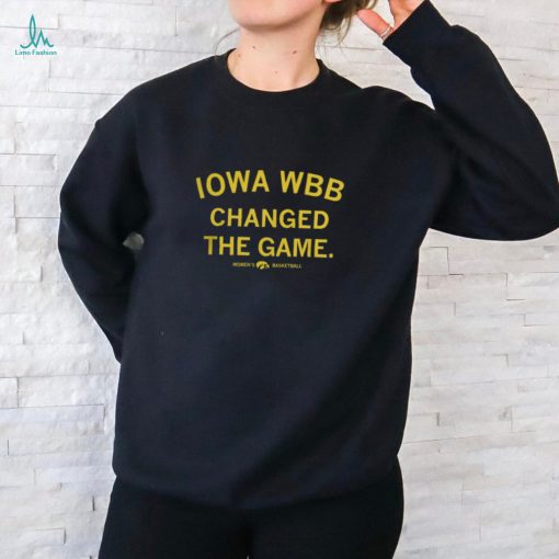 Iowa Wbb Changed The Game Tee Shirt