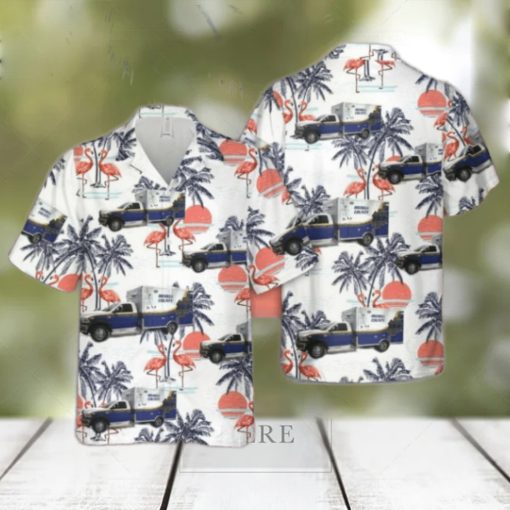 Iredell County North Carolina NC Emergency Medical Services Hawaiian Shirt Beach Shirt For Men Women