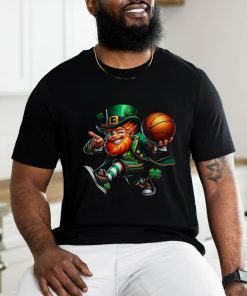 Irish Leprechaun Playing Basketball St Patricks Day T Shirt