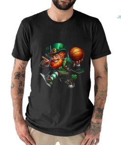 Irish Leprechaun Playing Basketball St Patricks Day T Shirt
