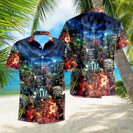 Iron Maiden This Time It Is War 2024 Summer Trend Fan Gifts Hawaiian Shirt