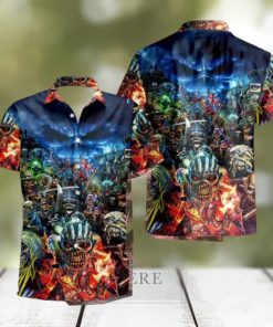 Iron Maiden This Time It Is War 2024 Summer Trend Fan Gifts Hawaiian Shirt