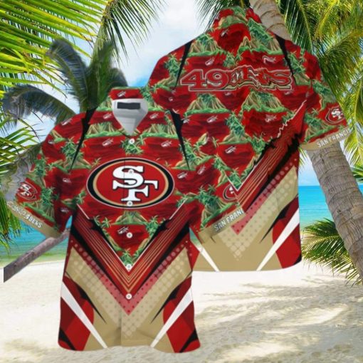Island Pattern San Francisco 49ers Hawaiian Shirt