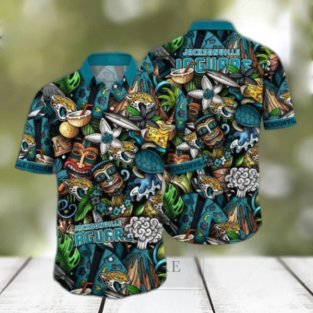 Jacksonville Jaguars NFL Flower Hawaii Shirt And Tshirt For Fans Jacksonville Jaguars NFL Flower Hawaii Shirt And Tshirt For Fans