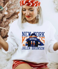 Jalen Brunson 11 back New York Knicks player 2024 art shirt