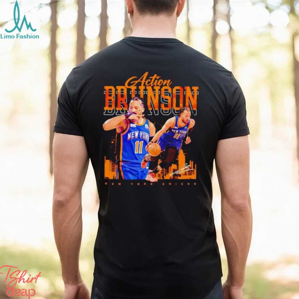 Jalen Brunson New York Knicks signature shirt - Limotees