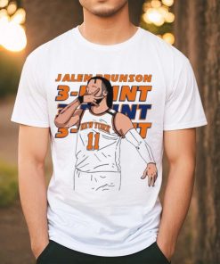Jalen Brunson Three Point New York Knicks Player shirt