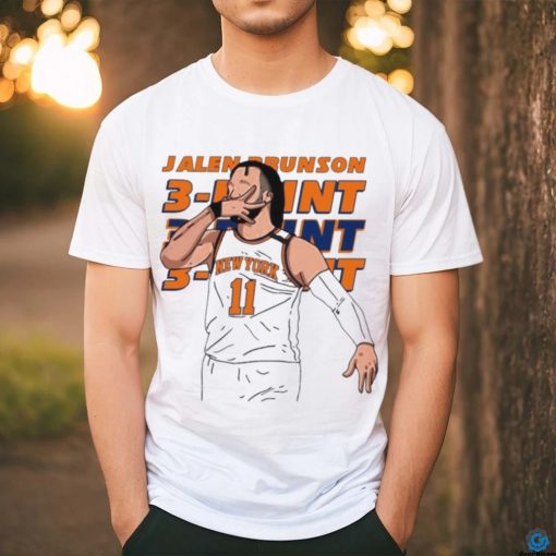 Jalen Brunson Three Point New York Knicks Player shirt