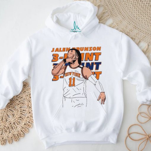 Jalen Brunson Three Point New York Knicks Player shirt