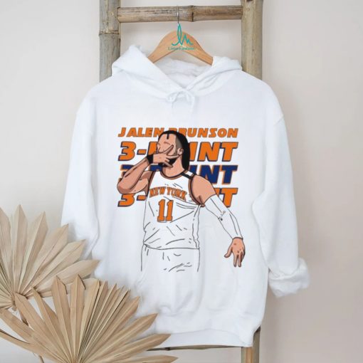Jalen Brunson Three Point New York Knicks Player shirt
