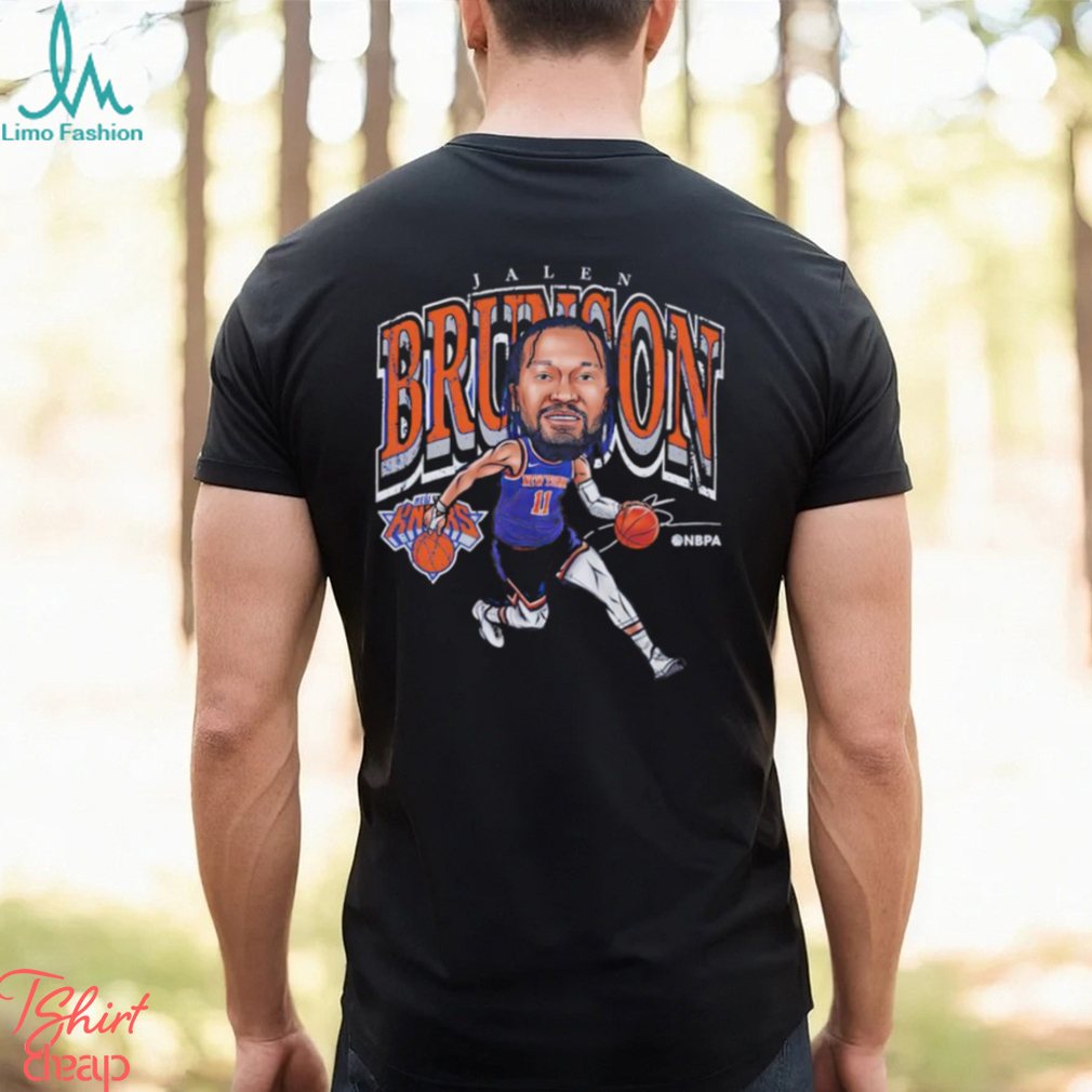 Jalen Brunson cartoon New York Knicks signature shirt Jalen Brunson cartoon New York Knicks signature shirt