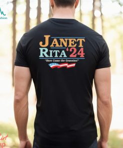 Janet Rita 24 here come the grannies shirt