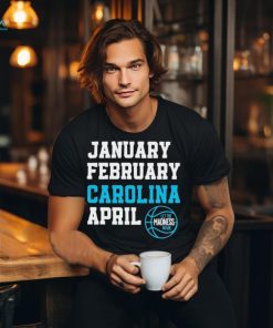 January February Carolina April UNC Basketball shirt