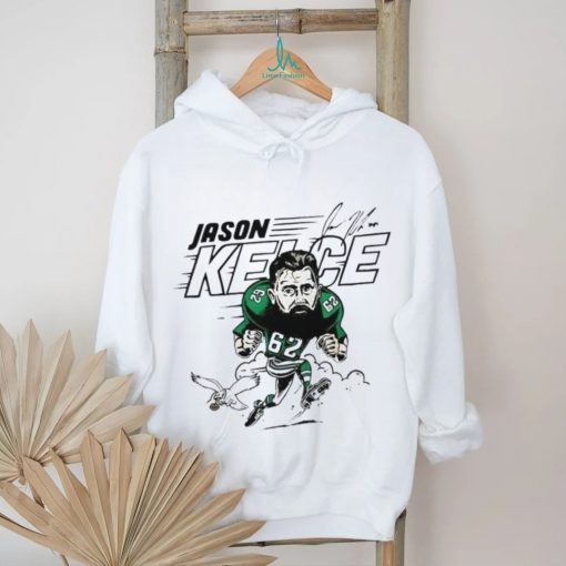Jason Kelce Philadelphia Eagles Signature Cartoon Shirt