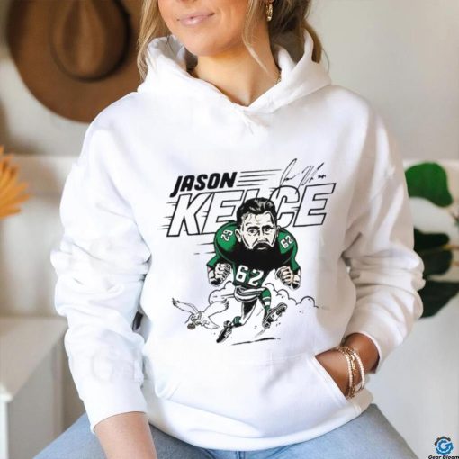 Jason Kelce Philadelphia Eagles Signature Cartoon Shirt