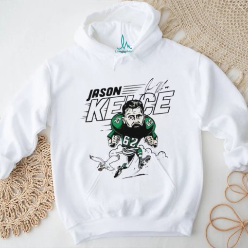Jason Kelce Philadelphia Eagles Signature Cartoon Shirt