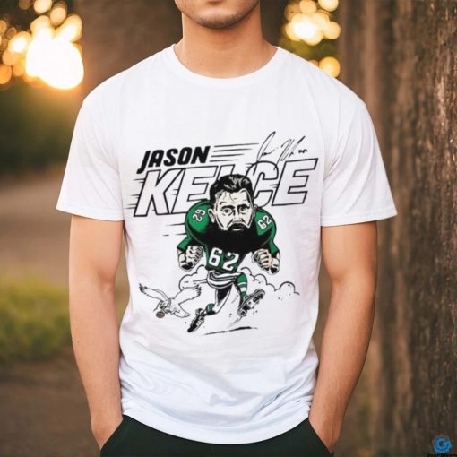 Jason Kelce Philadelphia Eagles Signature Cartoon Shirt