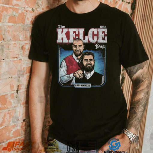 Jason Kelce & Travis Kelce The Kelce Bros WHT Shirt