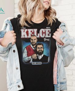 Jason Kelce & Travis Kelce The Kelce Bros WHT Shirt