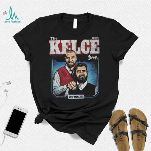 Jason Kelce & Travis Kelce The Kelce Bros WHT Shirt