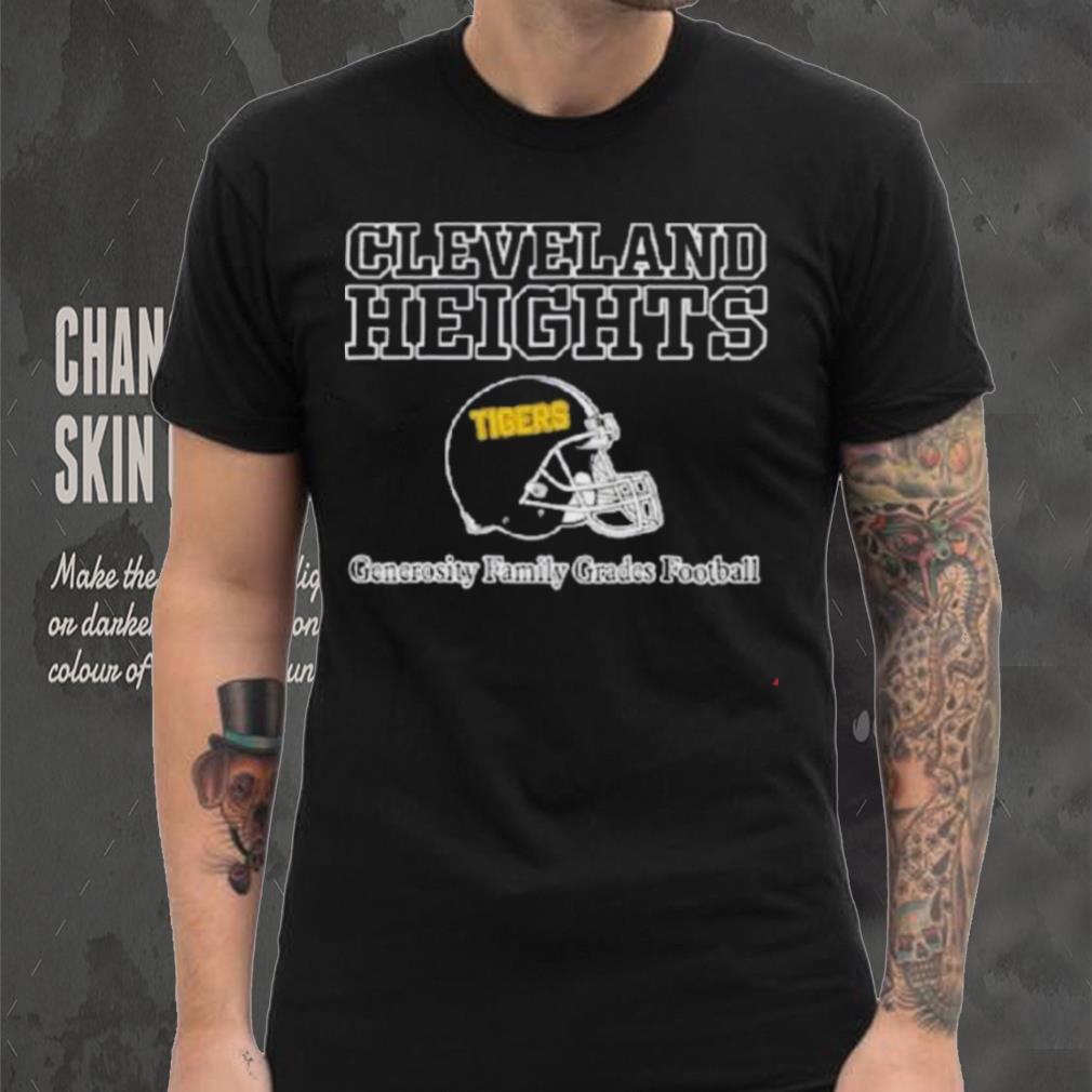 Jason Kelce Wearing Cleveland Heights Generosity Family Grades Football T Shirt Jason Kelce Wearing Cleveland Heights Generosity Family Grades Football T Shirt