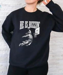 Jesus he is rizzen’ basketball shirt