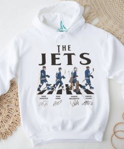 Jets Walking Abbey Road Signatures Ice Hockey Shirt