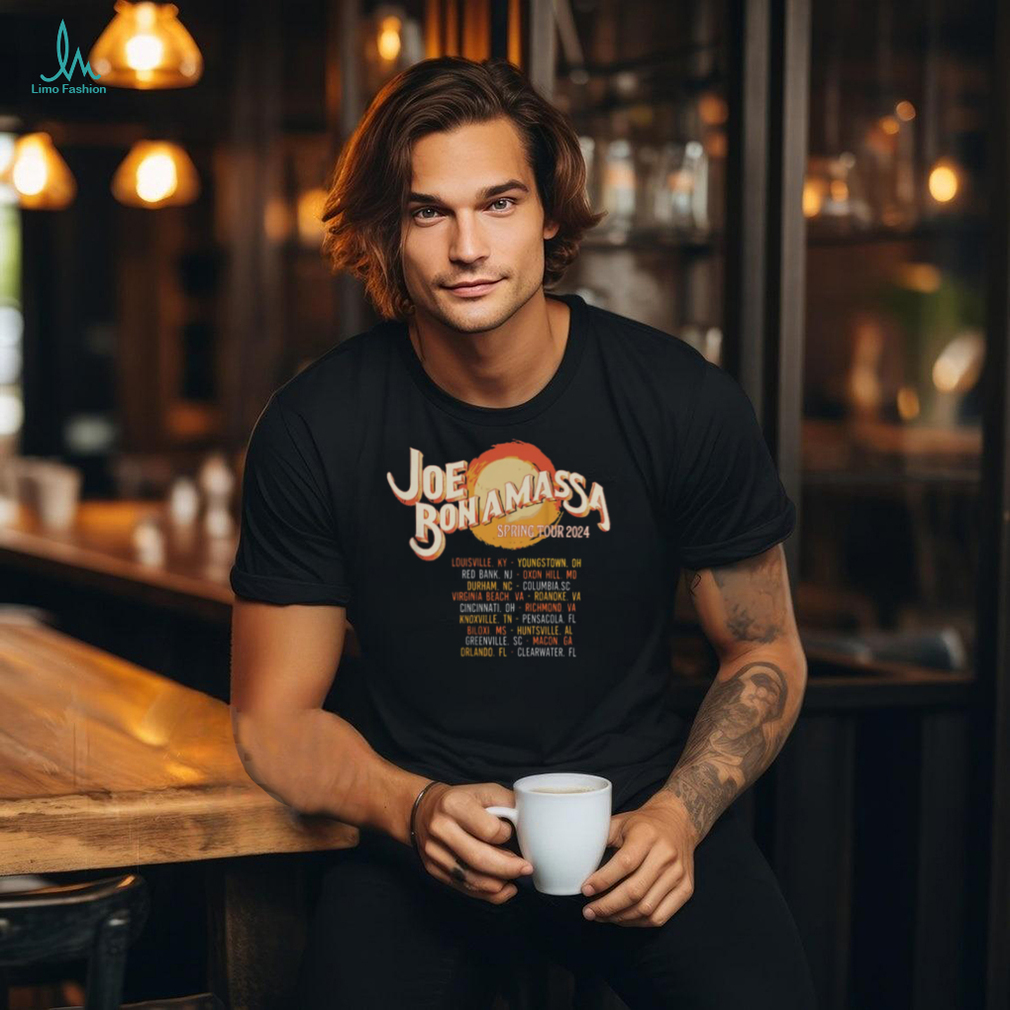 Joe Bonamassa Merch 2024 U.S. Spring Tour Serenade Tee Shirt Joe Bonamassa Merch 2024 U.S. Spring Tour Serenade Tee Shirt