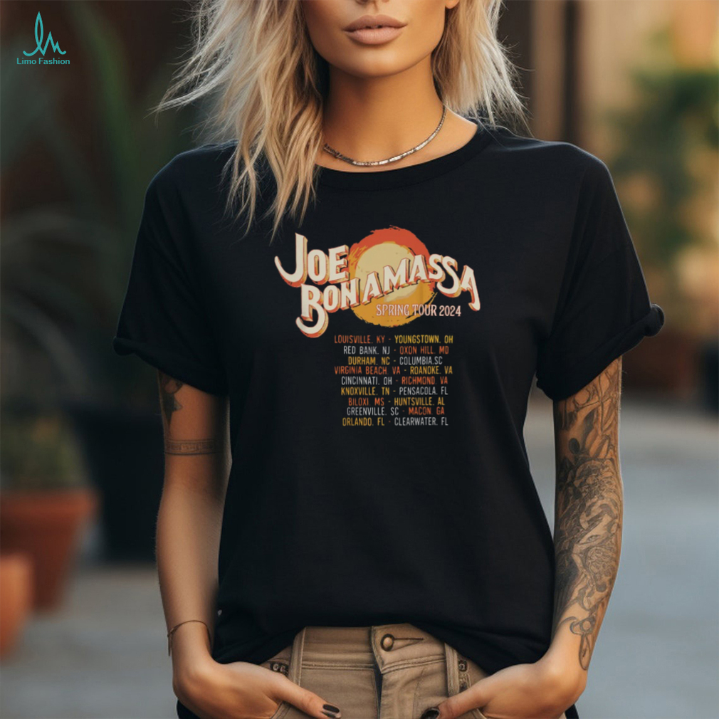 Joe Bonamassa Merch 2024 U.S. Spring Tour Serenade Tee Shirt Joe Bonamassa Merch 2024 U.S. Spring Tour Serenade Tee Shirt