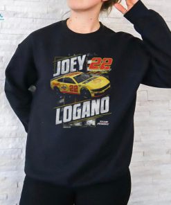 Joey Logano Team Penske Navy Patriotic Men's T Shirt