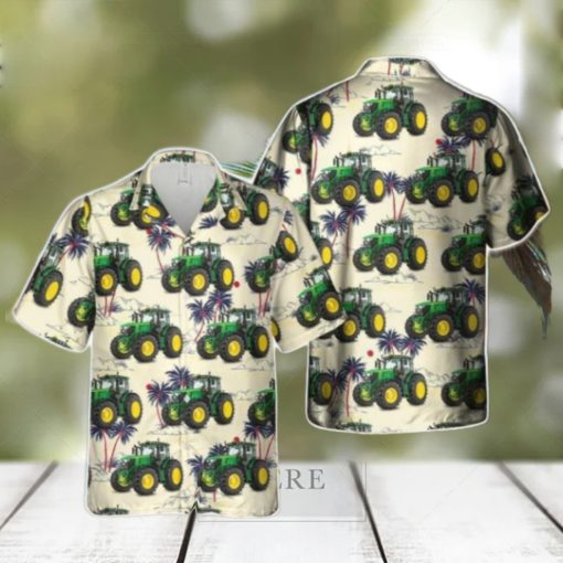 John Deere 6175R 4WD Tractor Hawaiian Shirt Beach Shirt For Men Women