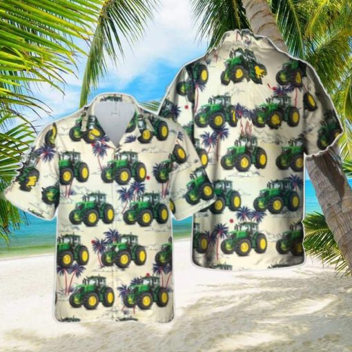 John Deere 6175R 4WD Tractor Hawaiian Shirt Beach Shirt For Men Women