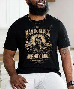 Johnny Cash A Portrait Man in Black Country Rock and Roll Rebel t shirt