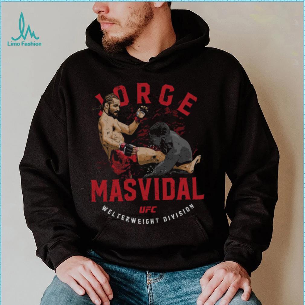 Jorge Masvidal Body Kick WHT Shirt Jorge Masvidal Body Kick WHT Shirt