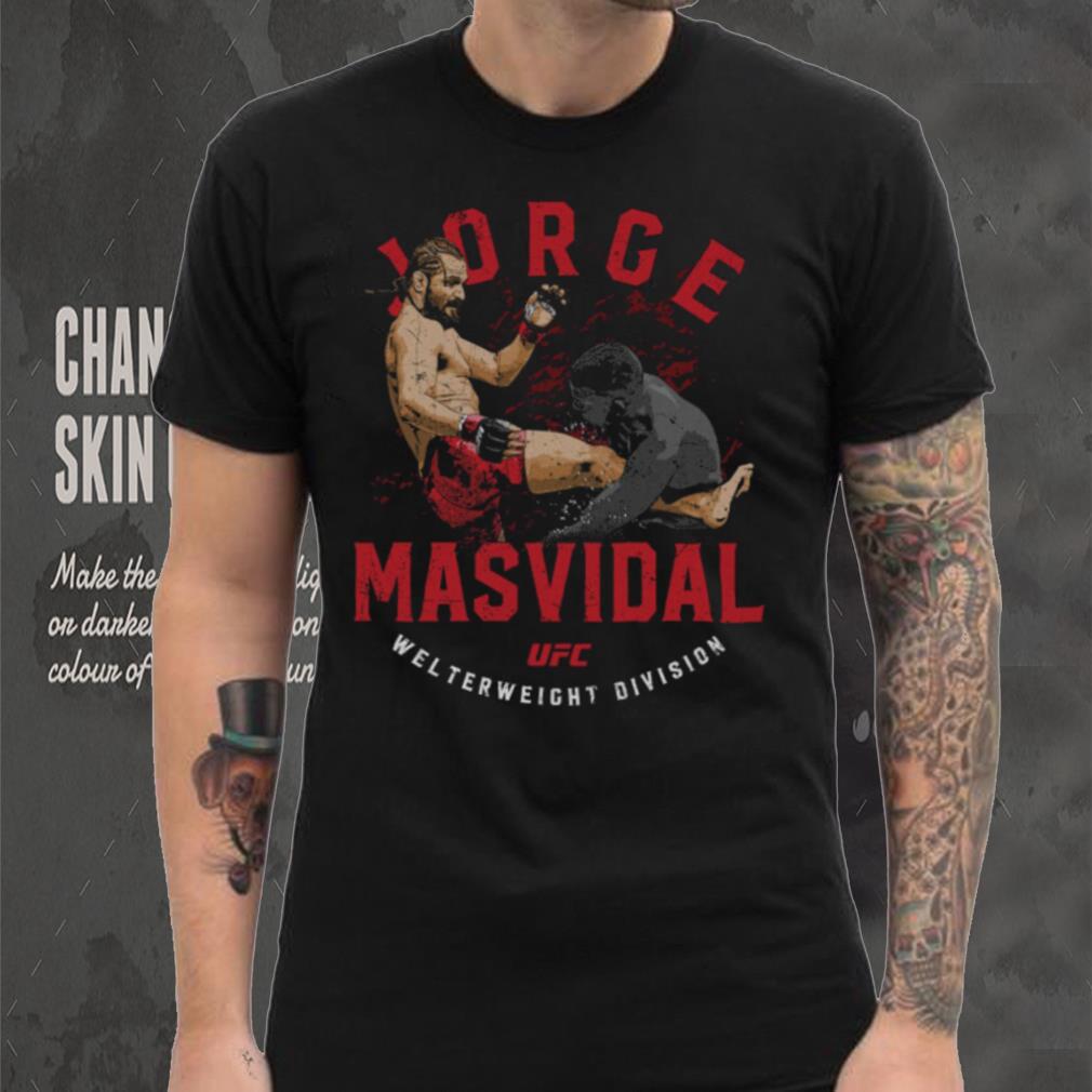 Jorge Masvidal Body Kick WHT Shirt Jorge Masvidal Body Kick WHT Shirt