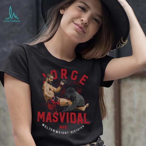 Jorge Masvidal Body Kick WHT Shirt