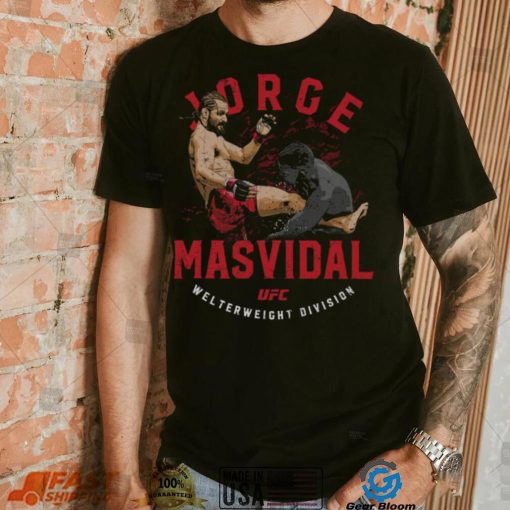 Jorge Masvidal Body Kick WHT Shirt