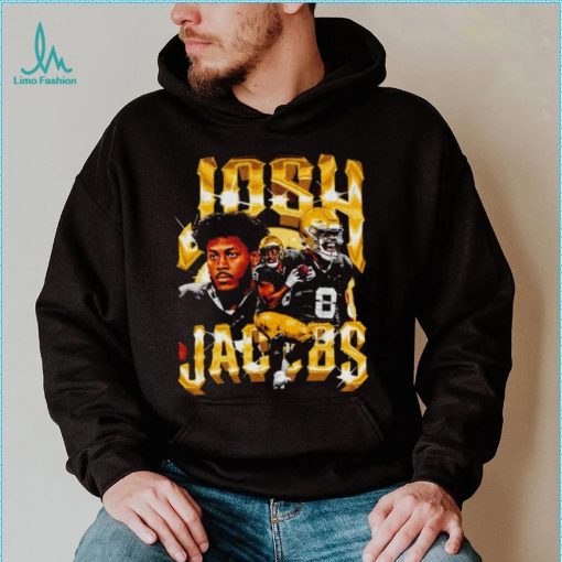 Josh Jacobs number 8 Green Bay Packers football player vintage shirt