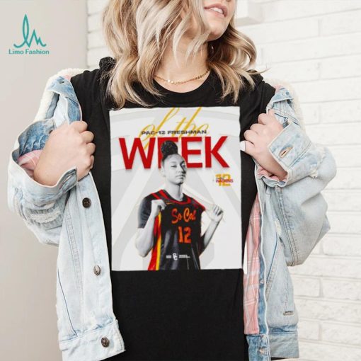 JuJu Watkins Pac 12 Freshman of the Week poster shirt