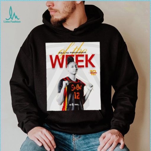 JuJu Watkins Pac 12 Freshman of the Week poster shirt