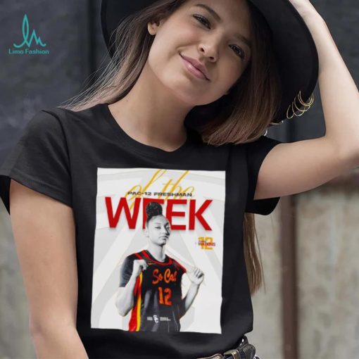 JuJu Watkins Pac 12 Freshman of the Week poster shirt